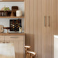 Silver Knurled Cabinet Handles and Knobs
