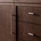 Silver Knurled Cabinet Handles and Knobs