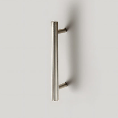 Silver Knurled Cabinet Handles and Knobs