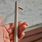 Silver Knurled Cabinet Handles and Knobs