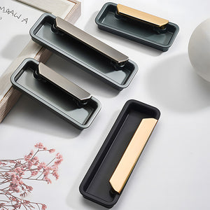 Flush Mount Recessed Cabinet Handles for Sliding Doors