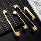 Gold Brass Square Bar Cabinet Pulls and Knobs