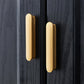 Brushed Gold Brass T-Bar Cabinet Handles