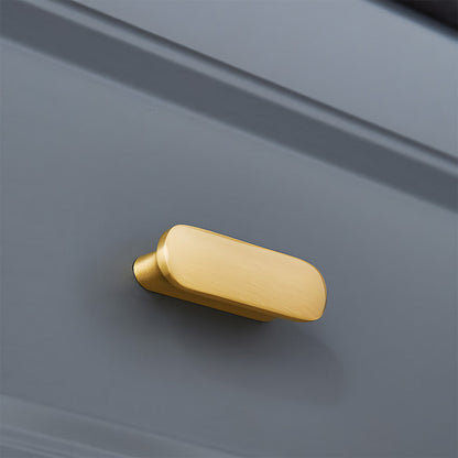 Brushed Gold Brass T-Bar Cabinet Handles