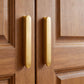 Brushed Gold Brass T-Bar Cabinet Handles