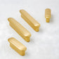 Brushed Gold Brass T-Bar Cabinet Handles