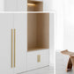 I-Shaped Brushed Gold Brass Cabinet Handles and Drawer Pulls