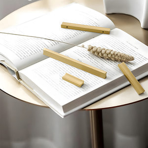 I-Shaped Brushed Gold Brass Cabinet Handles and Drawer Pulls