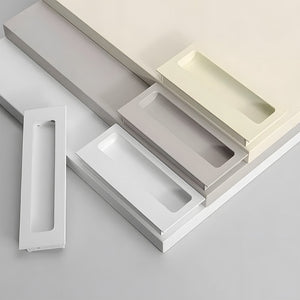 Aluminum Alloy Recessed Flush Finger Pulls for Sliding Doors