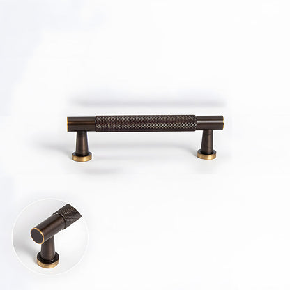Knurled Brass Cabinet Pulls and T-Knobs