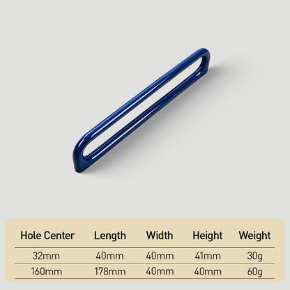 Colorful Oval Loop Cabinet Pulls for Modern Furniture
