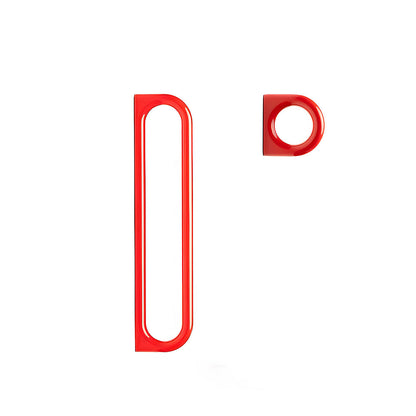 Colorful Oval Loop Cabinet Pulls for Modern Furniture