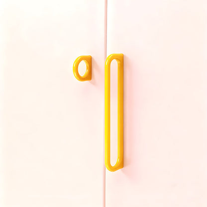 Colorful Oval Loop Cabinet Pulls for Modern Furniture