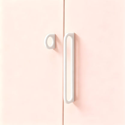 Colorful Oval Loop Cabinet Pulls for Modern Furniture