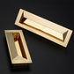 Rectangular Recessed Drawer Pulls, Zinc Alloy Cabinet Handles