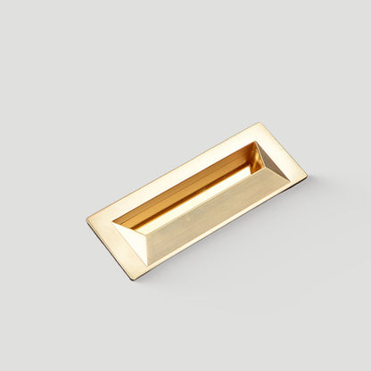 Rectangular Recessed Drawer Pulls, Zinc Alloy Cabinet Handles