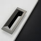Rectangular Recessed Drawer Pulls, Zinc Alloy Cabinet Handles