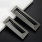 Rectangular Recessed Drawer Pulls, Zinc Alloy Cabinet Handles