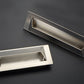 Rectangular Recessed Drawer Pulls, Zinc Alloy Cabinet Handles
