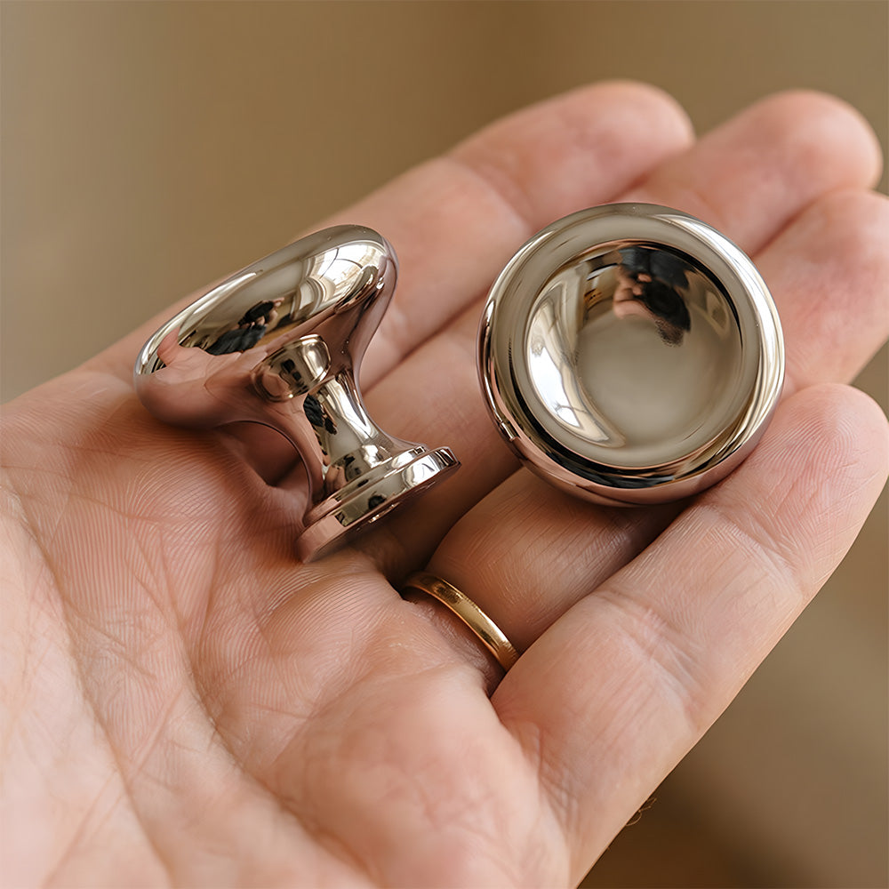 Concave Round and Square Cabinet Knobs