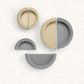 Half Moon Embedded Cabinet Pulls and Drawer Handles