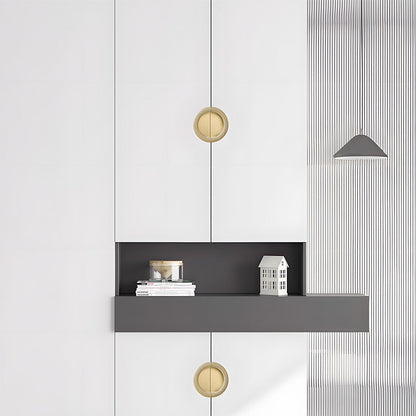 Half Moon Embedded Cabinet Pulls and Drawer Handles