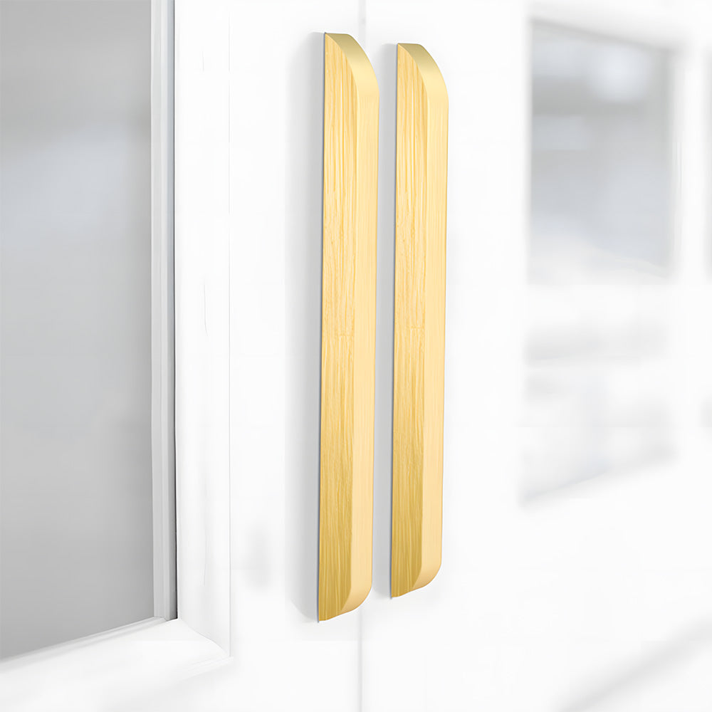 Soft-Corner Aluminum Cabinet Pulls for Kitchens