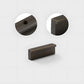 Modern Solid Brass L Type Cupboard Handles