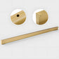 Modern Solid Brass L Type Cupboard Handles