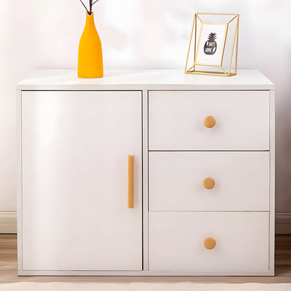 Grooved Solid Wood Cabinet Pulls and Knobs for Kitchens