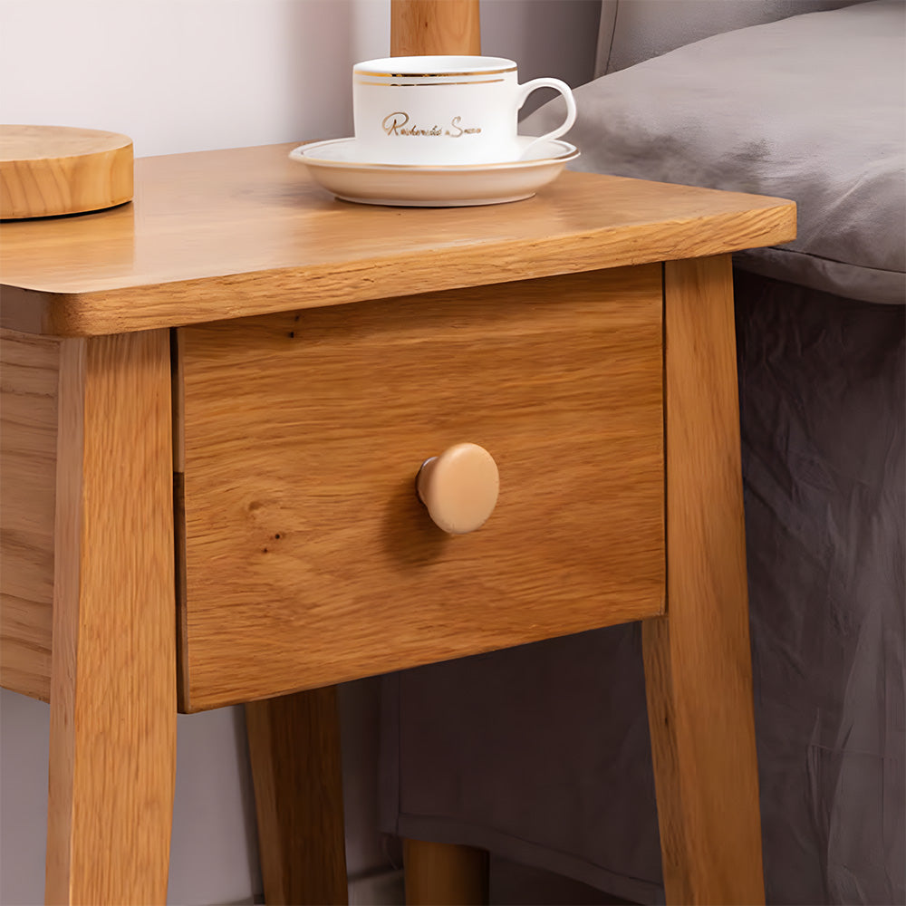 Grooved Solid Wood Cabinet Pulls and Knobs for Kitchens