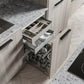 Rounded-End Aluminum Alloy Cabinet Handles for Kitchen Cabinets