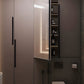 Rounded-End Aluminum Alloy Cabinet Handles for Kitchen Cabinets