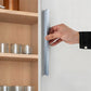Rounded-End Aluminum Alloy Cabinet Handles for Kitchen Cabinets
