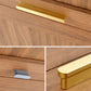 Rounded-End Aluminum Alloy Cabinet Handles for Kitchen Cabinets