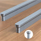 Rounded-End Aluminum Alloy Cabinet Handles for Kitchen Cabinets
