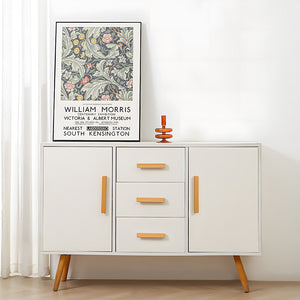 Solid Wood L-Type Cabinet Handles and Knobs