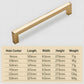 Square Bar Zinc Alloy Cabinet Pulls and Drawer Handles