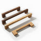 Modern Square Wood Cabinet and Drawer Pulls