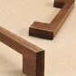 Modern Square Wood Cabinet and Drawer Pulls
