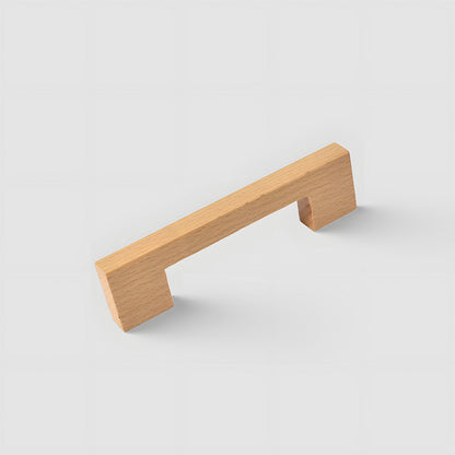 Modern Square Wood Cabinet and Drawer Pulls