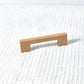 Modern Square Wood Cabinet and Drawer Pulls