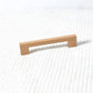 Modern Square Wood Cabinet and Drawer Pulls