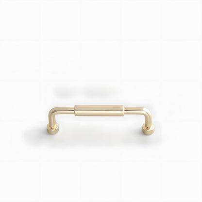 Center-Sleeve Cabinet Pulls in Gold and Silver