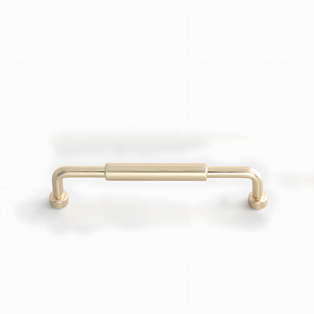 Center-Sleeve Cabinet Pulls in Gold and Silver