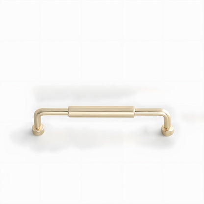 Center-Sleeve Cabinet Pulls in Gold and Silver