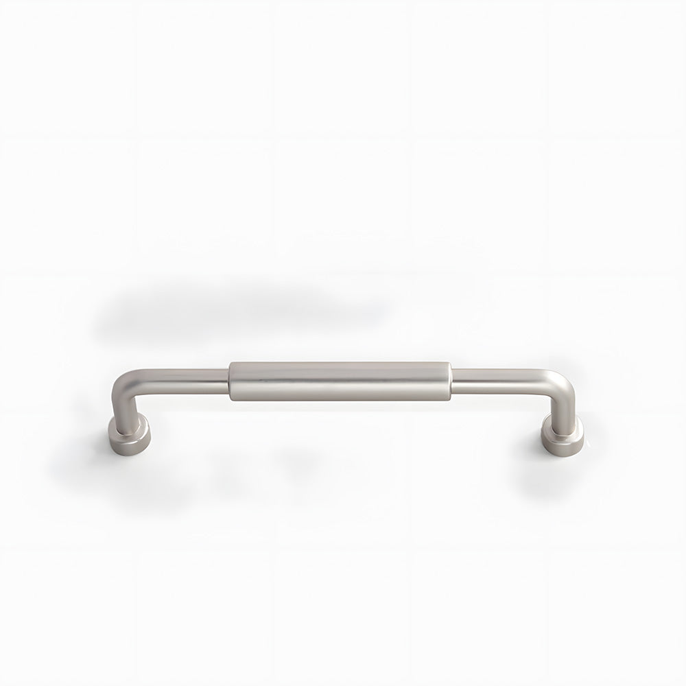 Center-Sleeve Cabinet Pulls in Gold and Silver
