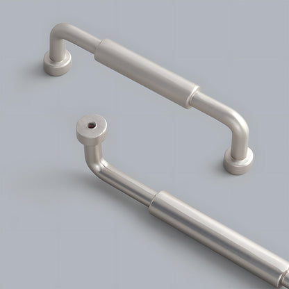 Center-Sleeve Cabinet Pulls in Gold and Silver