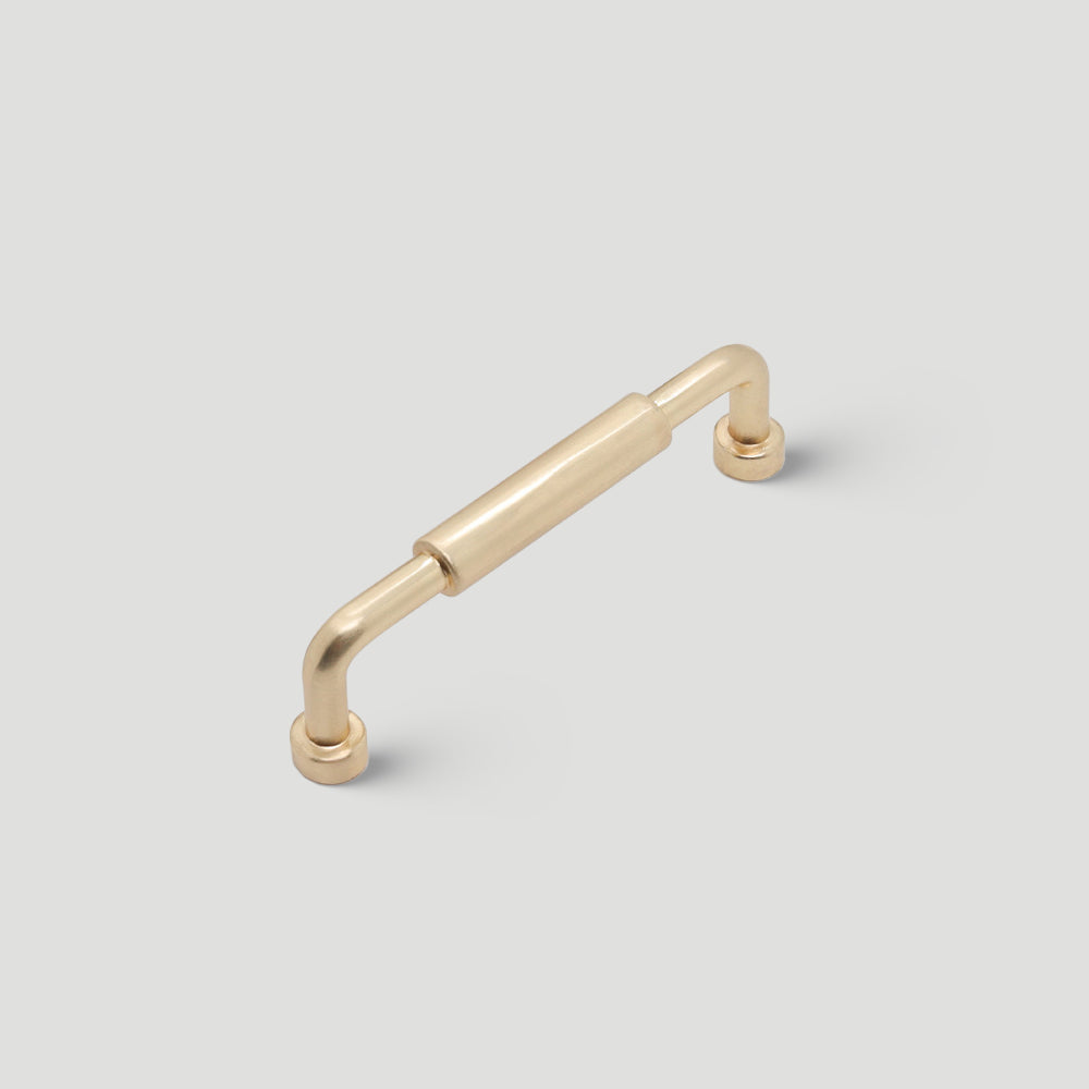 Center-Sleeve Cabinet Pulls in Gold and Silver