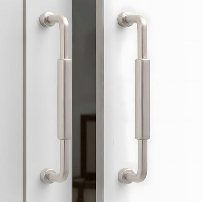 Center-Sleeve Cabinet Pulls in Gold and Silver